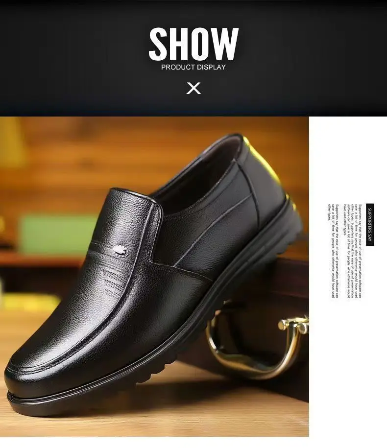 أحذية من الجلد العسكري من الدرجة الأولى أحذية رجال الأعمال غير الرسمية أحذية سفلية ناعمة 100% من جلد البقر بالكامل تخفيضات خاصة