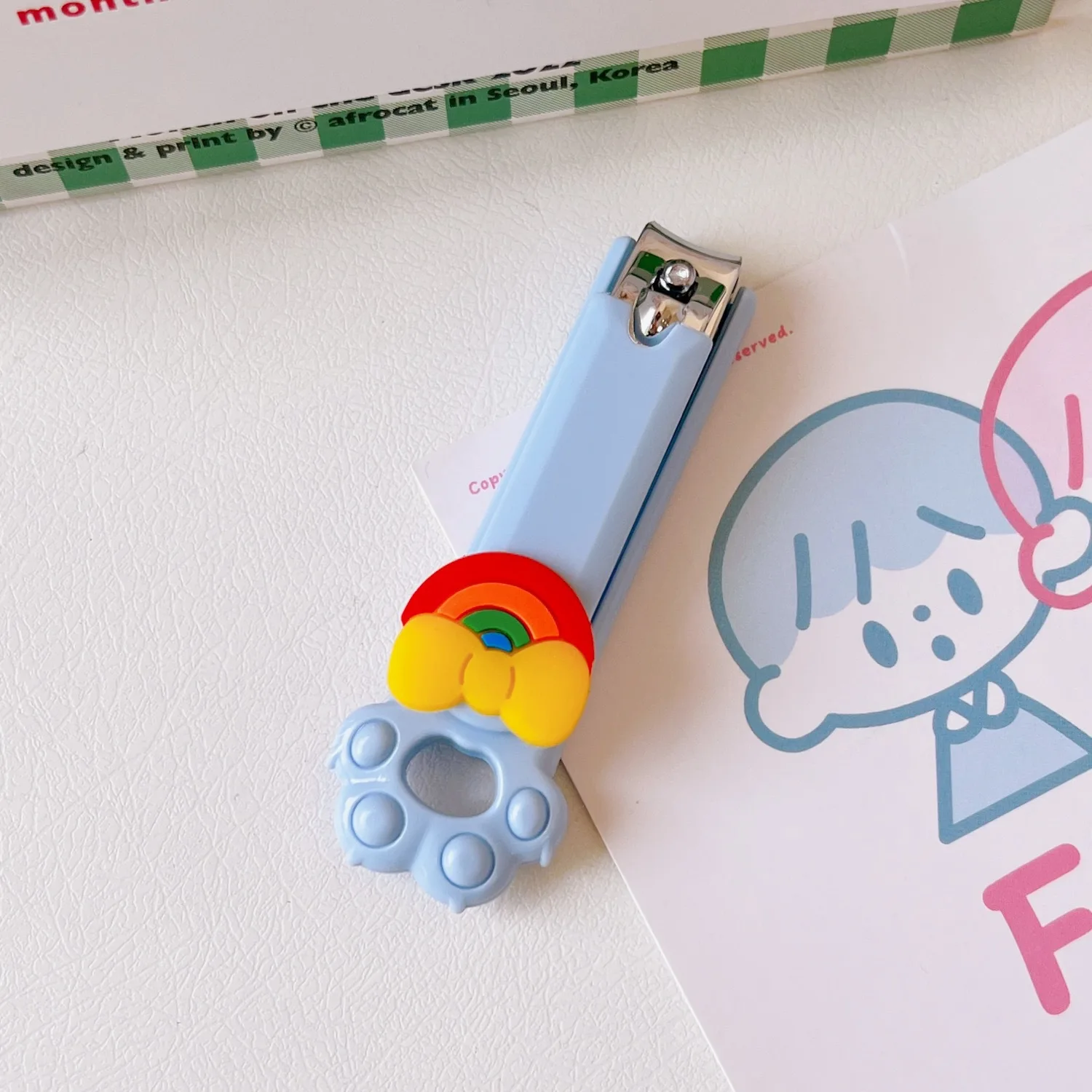 2 Sets Cute Nail Clippers Cartoon Single Pack Convenient And Creative Children's Nail Clippers Small Household Nail Clippers 6