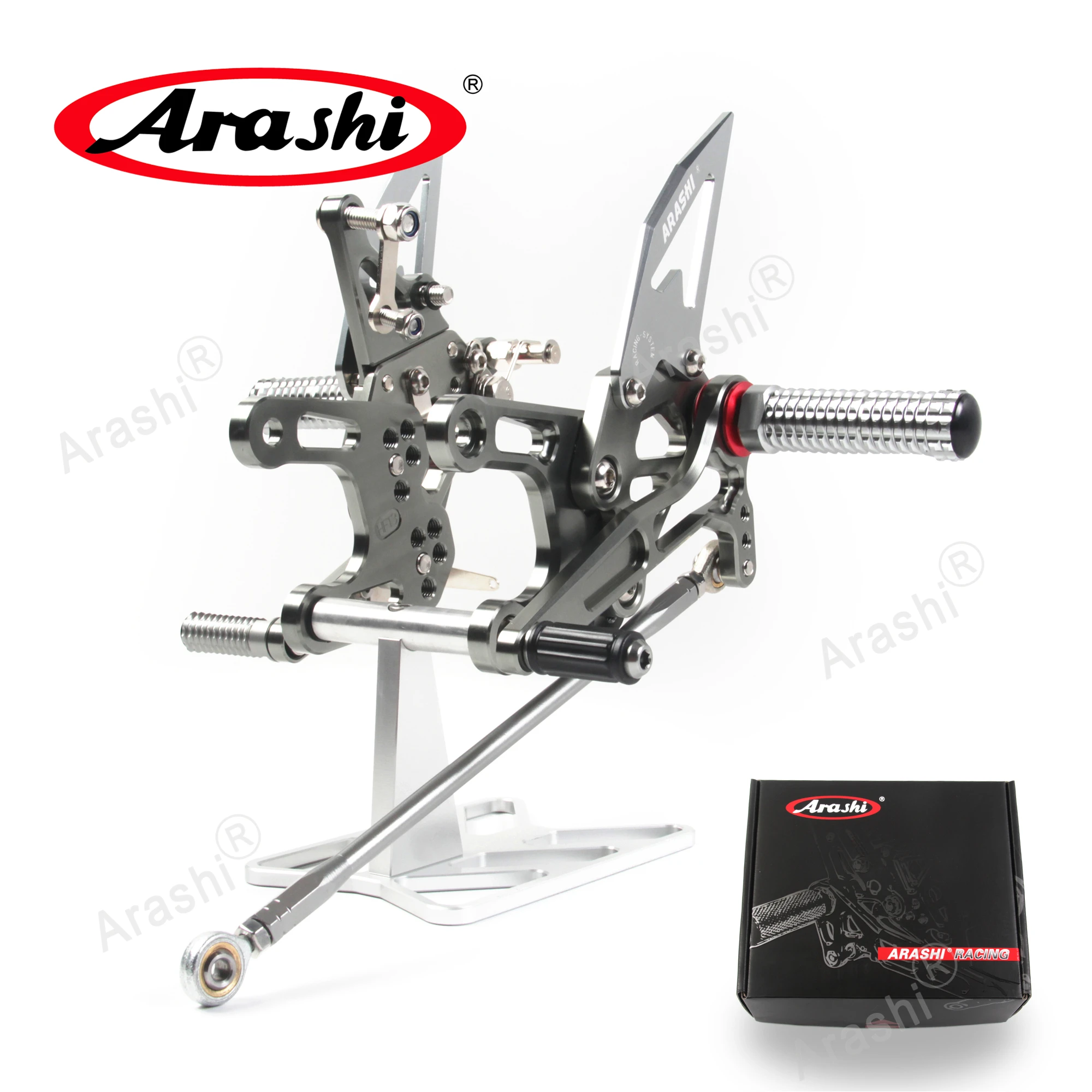 Arashi Cnc Pedane Poggiapiedi Regolabili Per Honda Cbr650F 2019 2020 2021 2022 2023 Pedane Rider Cbr 650 F Cbr 650 R Cb 650 R