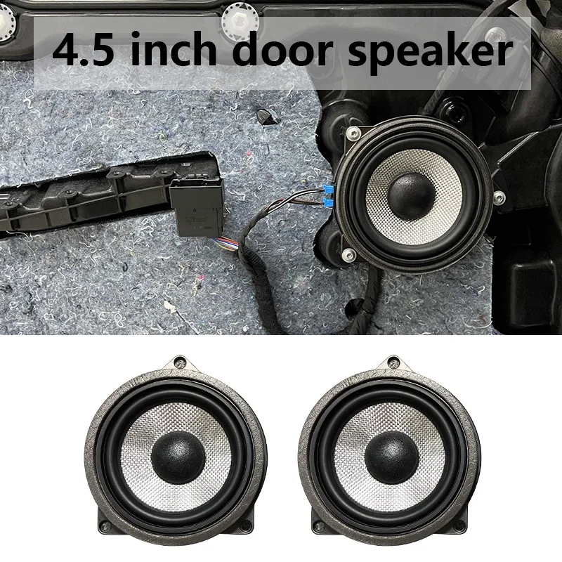 4.5 Inch Door Speaker For BMW F06 F12 F13 F20 F21 F22 F23 F30 F31 F32 F33 F34 F45 F36 F46 F52 F80 F82 F83 F87 Audio Speaker Horn