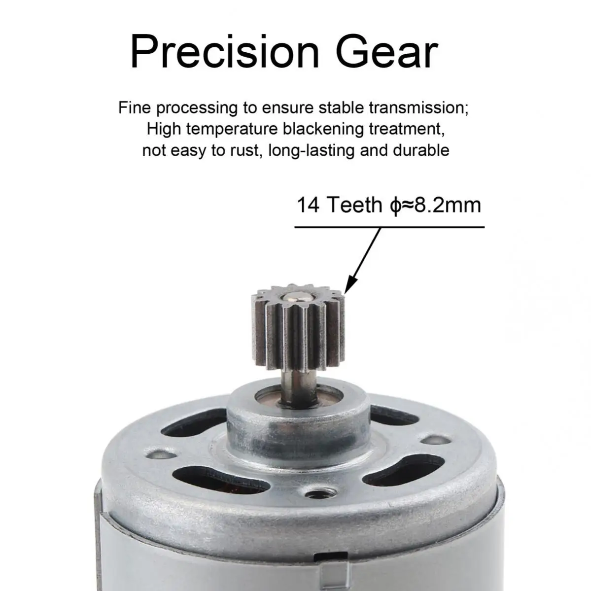 RS550 DC Motor 10.8-25V 25000RPM Electric Saw Micro Motor for DIY Electric Tools with 8.2mm 14Teeth Gear, 550 Micro DC dc motor gear motor mini gear motor dc gear motor