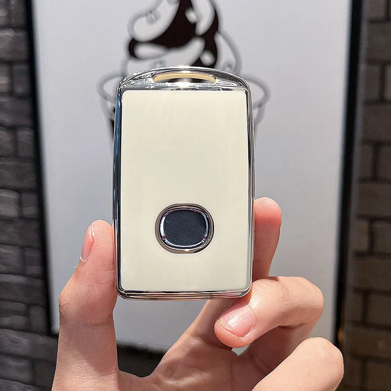 Nuovo Tpu Car Key Case Cover Shell Per Mazda 3 Alexa Cx30 Cx-4 Cx5 Cx-5 Cx8 Cx-8 Cx-30 Cx9 Cx-9 Protector Keyless Fob Accessori