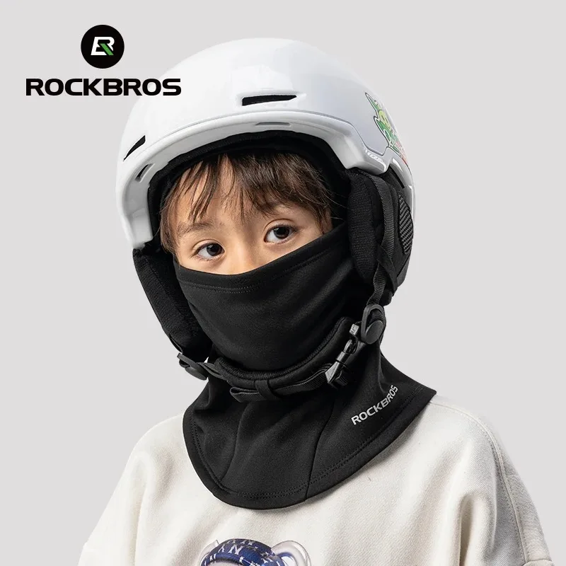 ROCKBROS Kid Winter Mask Balaclava Children Outdoor Camping Mask Scarf Windproof Full Face Cover Cycling Skiing Cap