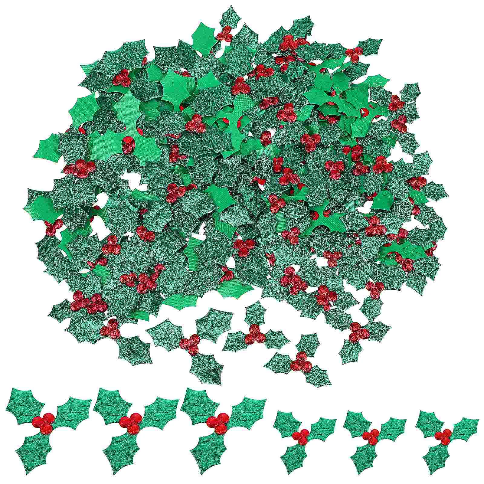 

Christmas Leaves Christmas Tree Decors Artificial Leaves Card Making Three Leaves DIY Handmade Christmas Tree Leaves