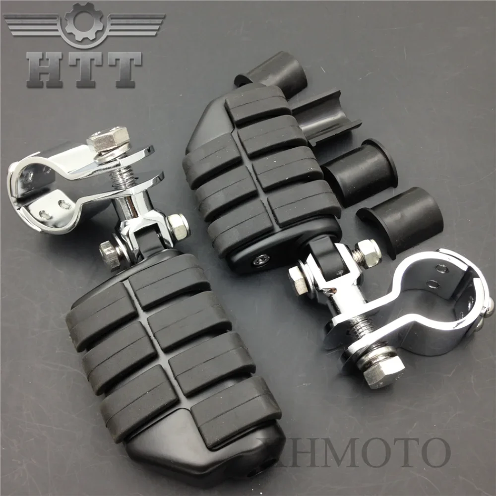 Aftermarket Parti Del Motociclo Nuovo Kuryakyn Dually Highway Pioli Morsetti Per Honda Goldwing E Yamaha V-Star 1 "~ 1 1/4" Pedana