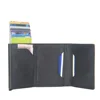 Pop Up Credit Card Holder Wallets Men Slim Rfid Blocking CardHolder Wallet for Men Card Money Bag Purse PU Leather Short Wallets 4