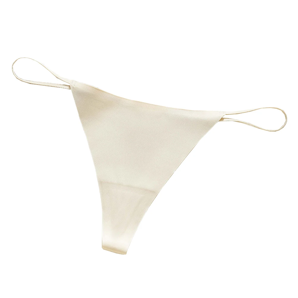 

1pc Women's Sexy Panties Seamless Buckle T-shaped Thongs Underwear Low Waist Briefs Female G-strings Underpants