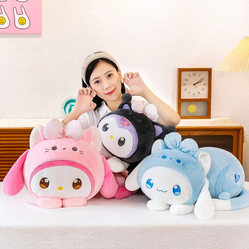 

Кукла Плюшевая кавайная Sanrio Kuromi, 55 см