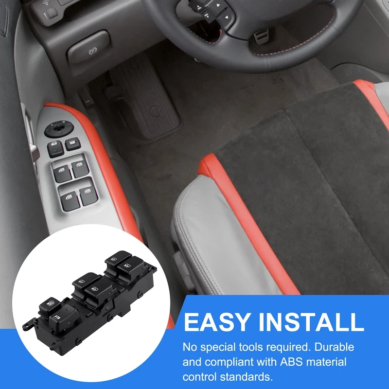 Driver Side Door Power Window Switch 93571-1D200 LHD For KIA Rondo Carens 2007-2012