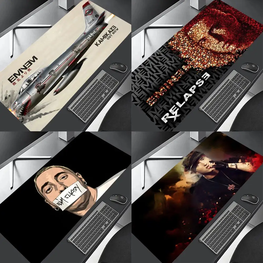 New E-Eminemes Popular Rap God  Mouse Pad Professional E-Sports Mouse Pad Fine Surface Gaming Rubber Mouse Pad Smooth Desk Pad