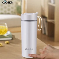 Mini Electric Kettles Portable Smart Thermos Cup for Tea Coffee Boil Water Travel Electric Kettle with 4 Temperature Settings