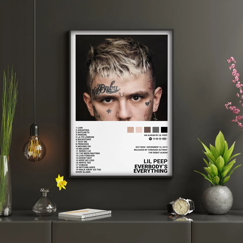 Peep Rapper Music Poster 30x45cm - Retro Vintage Leinwand Wanddekoration