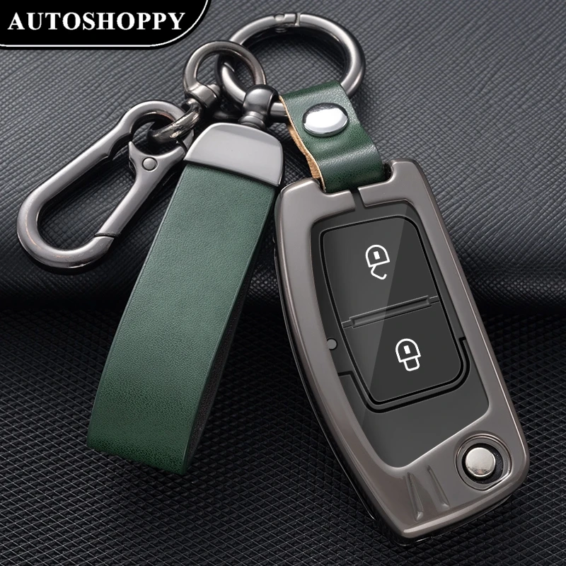 

Alloy Car Remote Key Case Cover Protect Shell For JMC VIgUs 5 Vigus 3 BOARDING Pickup Flip Folding Protective Jacket Accessories