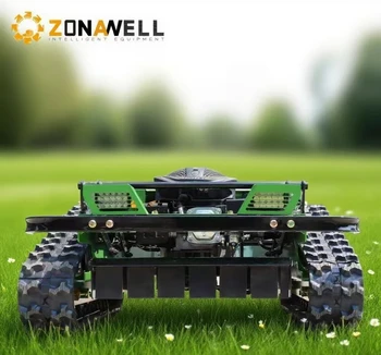 Tosaerba robotizzato intelligente con arrampicata di livello automatico |   45 °   Adattamento in pendenza per casa e frutteto |   Sistema di pacciamatura 3 in 1