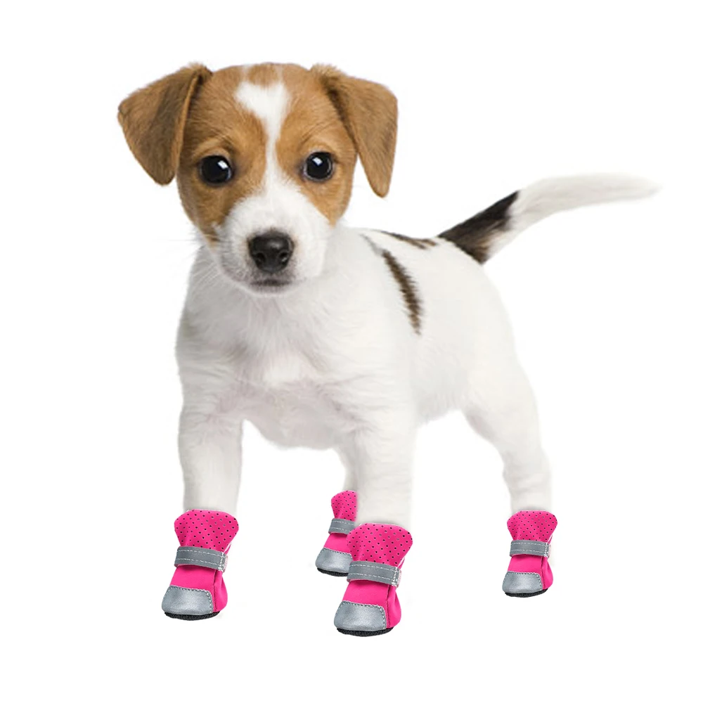 Title 17, 4pcs Warm Winter Dog Shoes Waterproof Dogs Shoe...