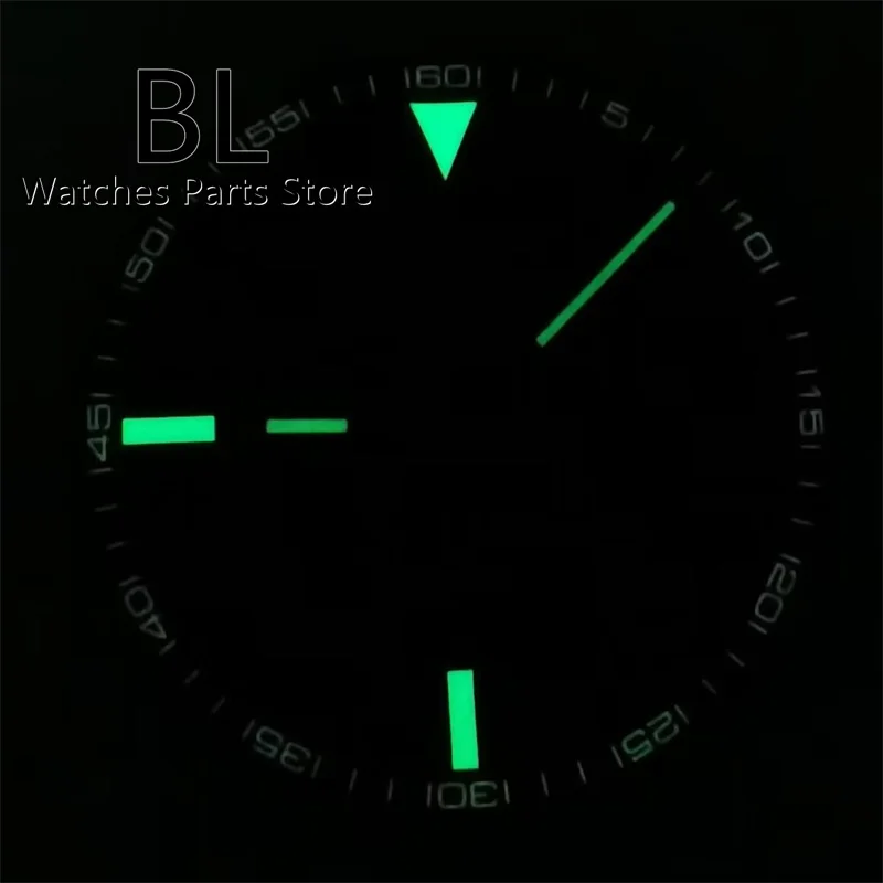 BLIGER 36mm/39mm Watch For Men Grey Dial Green Roman Numbers NH35 Automatic Self-WindMechanical Wristwatches Sapphire Glass Date