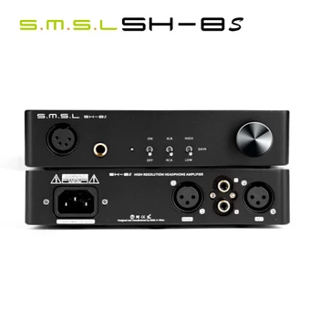 SMSL SH-8S Hi-Res Headphone Amplifier 6.35mm RCA XLR Balanced/Unbalanced Gain Adjustable SH8S Amp SMSL SU-8S 1