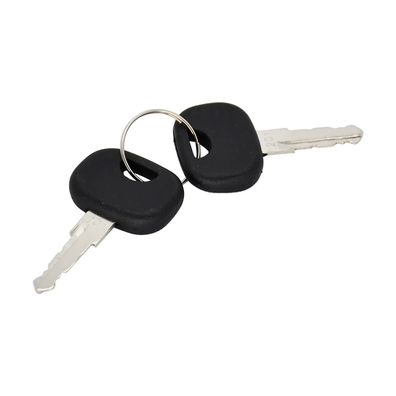 New 2Pcs 3643912 Wheel Loader Ignition Key Compatible with Takeuchi TW65 TW80