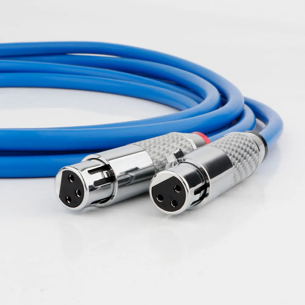 Preffair X416 Clear Light XLR auf RCA symmetrisches Kabel 3Pin XLR Stecker Verstärker CD DVD Player Interconnect Audiokabel – Detail 3