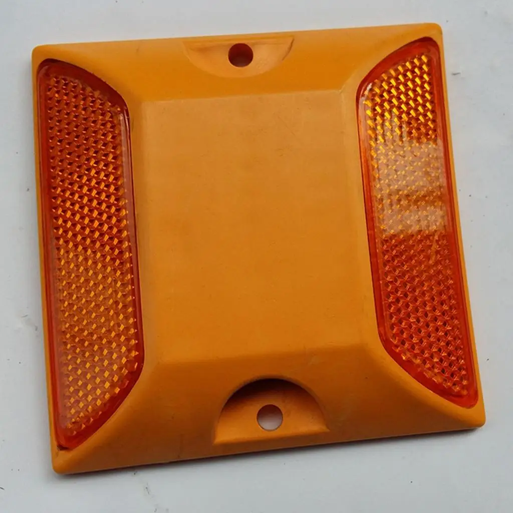 Road Reflectors Street Pavement & Asphalt Stud Markers for Bumps Sidewalks Pedestrian Crossings Freeway & Driveways