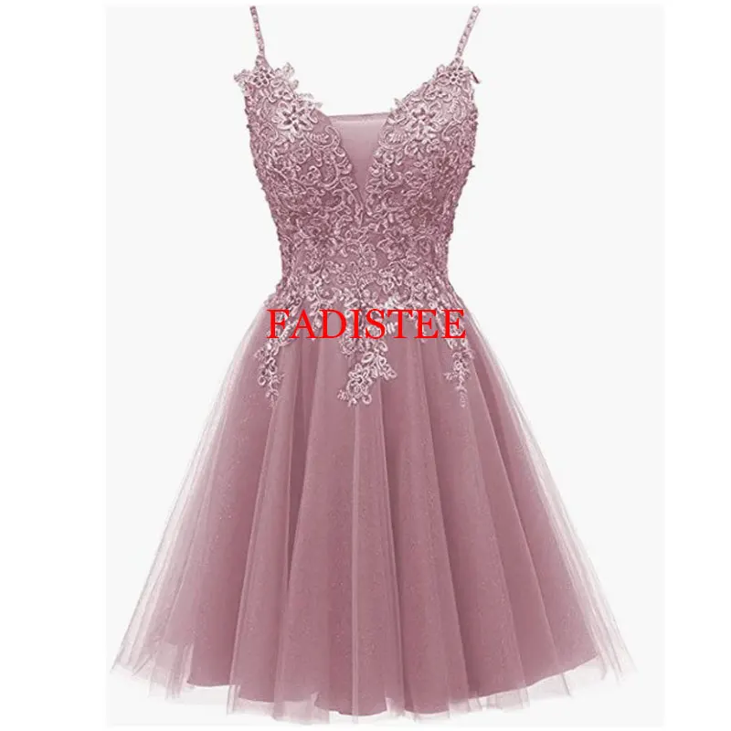 

Spaghetti Straps Beading Prom Dresses Lace Appliques Party Dresses Robe De Soirée Cocktail Dresses Formal Occasion فستان نسائي س