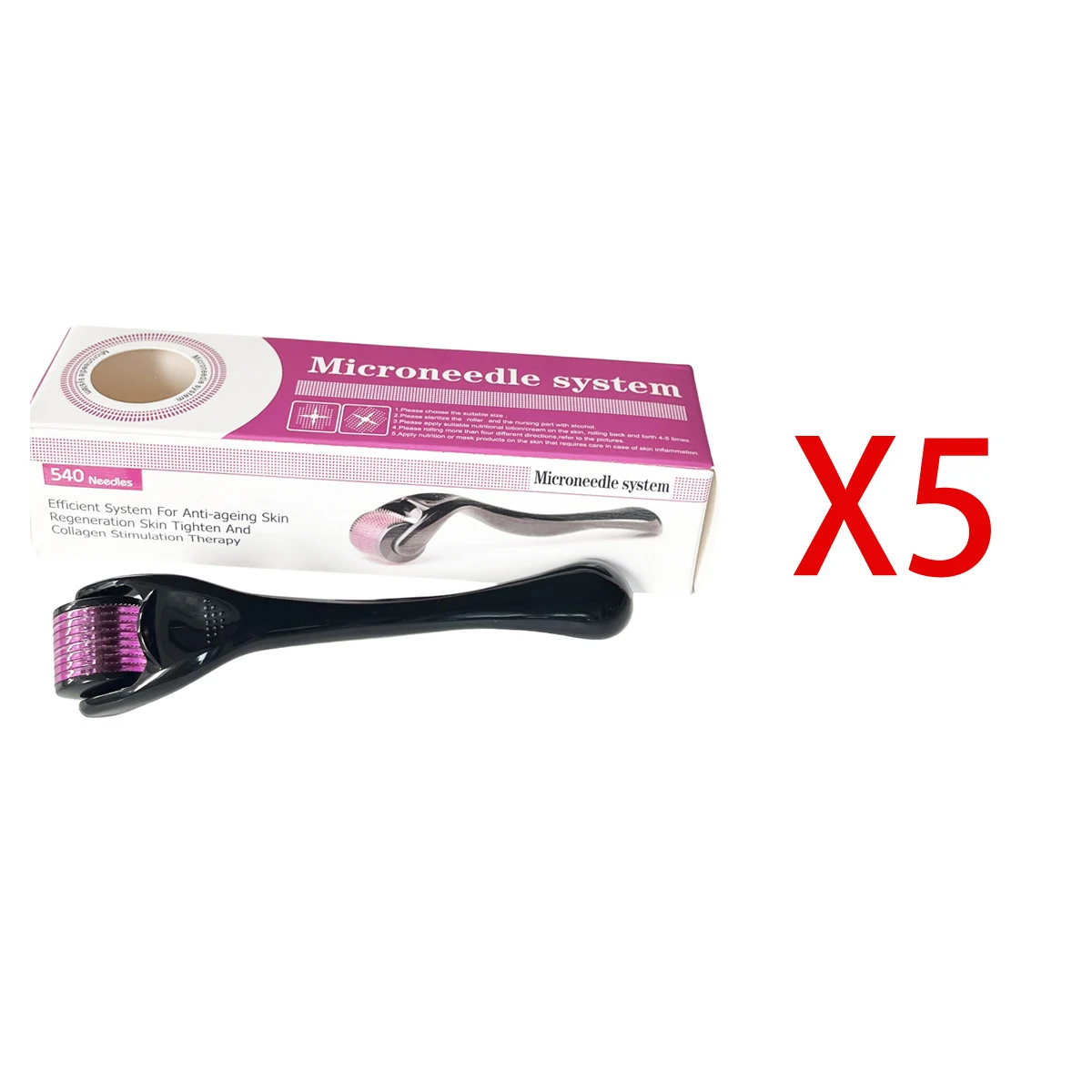 540 Needle Microneedle Derma Roller