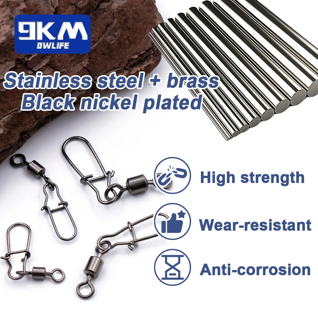 Stainless Duo-Lock Snap Swivels 3