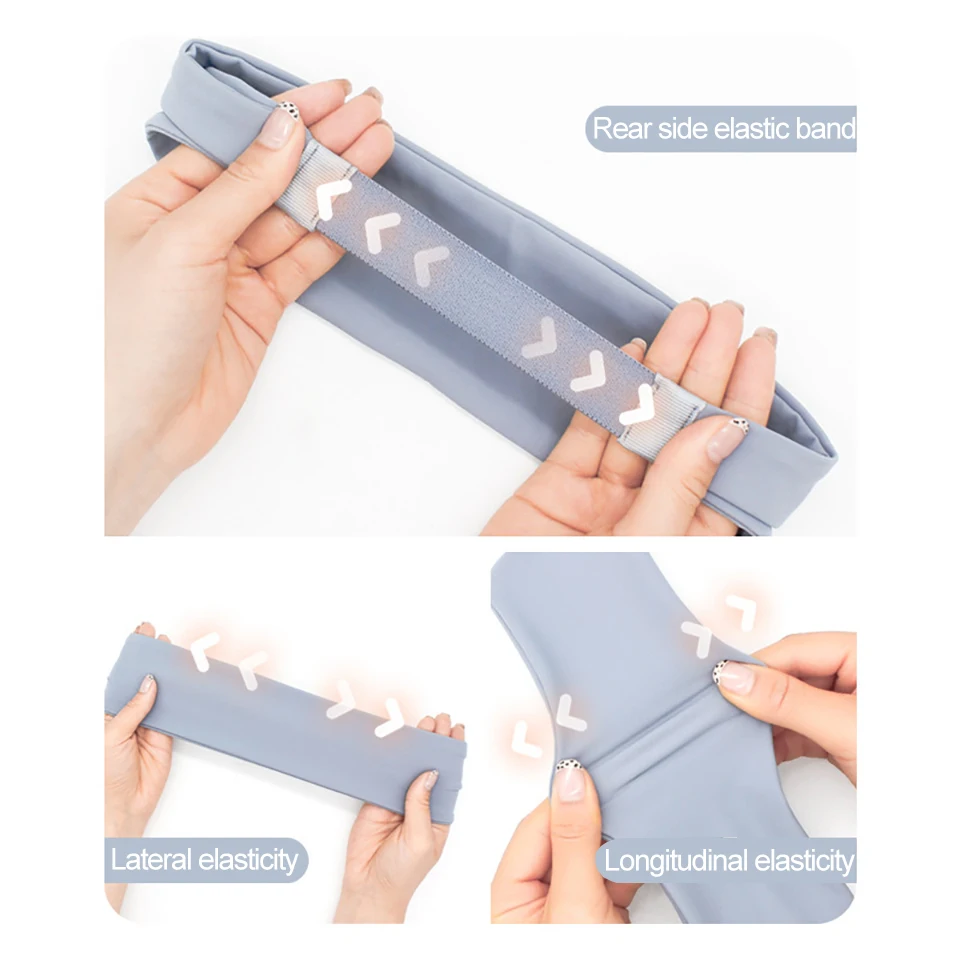 AOLIKES Sport Headbands Men Women Non-Slip Moisture Wicking Workout Sweatband Fitness Running Cycling Football Yoga Hairband