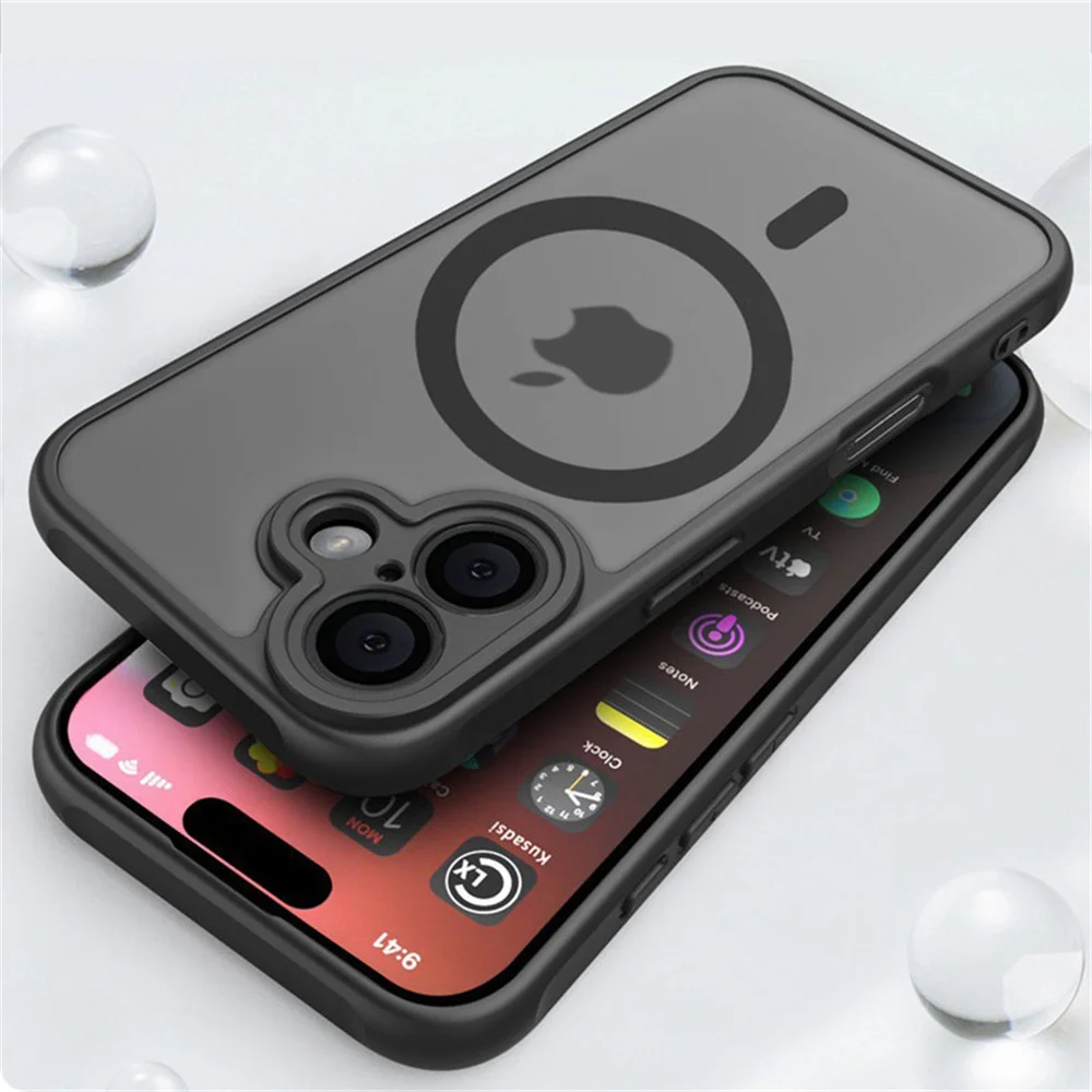 Luxury Shockproof Matte Transparent Hard Cover Shell