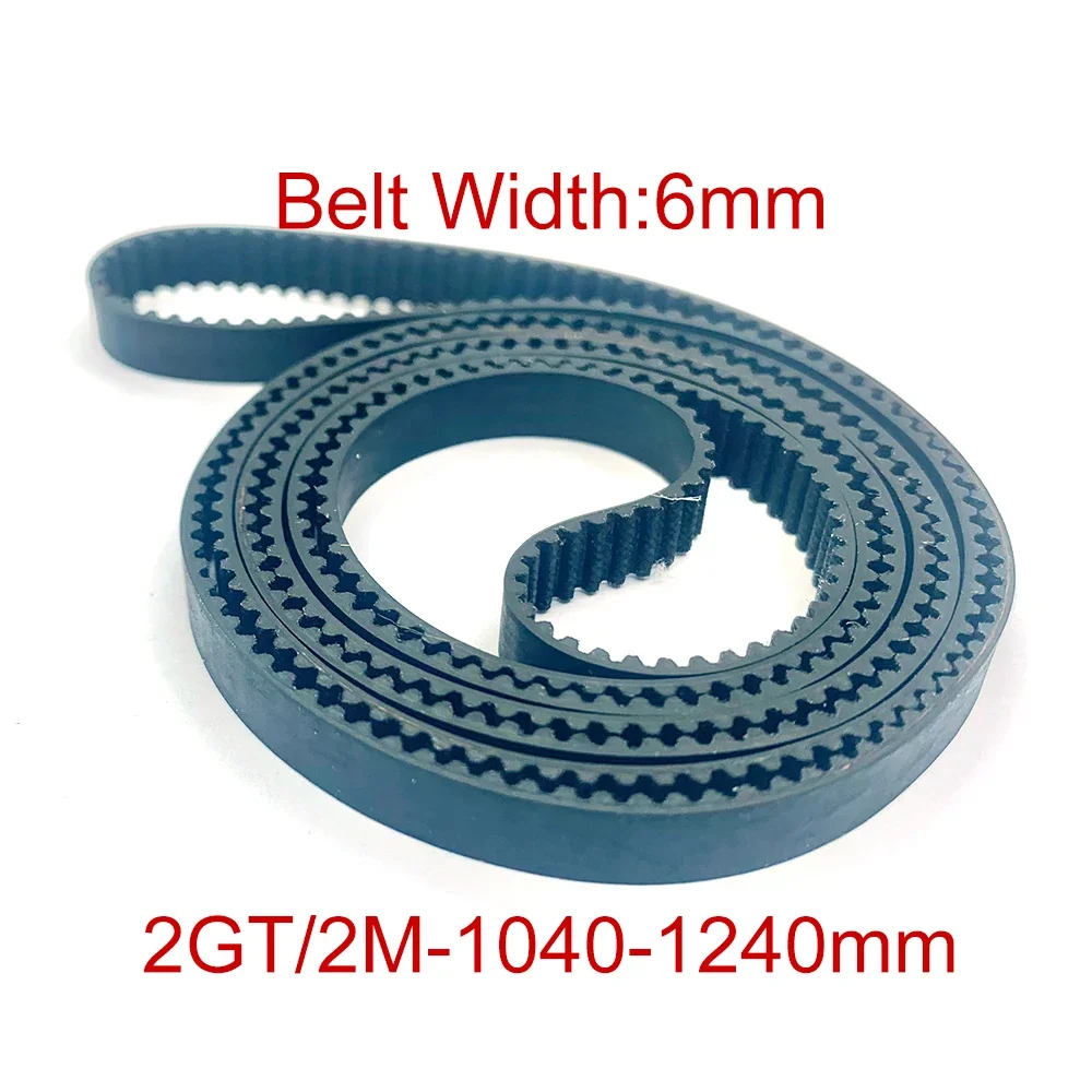 

Synchronous Timing Belt Pitch Length 2MGT 2M 2GT1040 1100 1110 1136 1140 1164 1180 1210 1220 1240 Width 6mm Rubber Closed