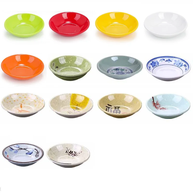 

100Pcs Melamine Dipping Bowls 3/3.5inch Dip Soy Side Dishes for Sauce, Condiments, Sushi, BBQ