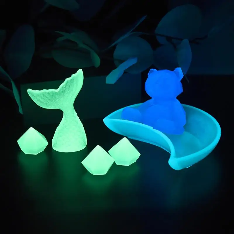 Luminous Powder Pigment 20g/Bottle Resin Pigment DIY Epoxy Resin Mold Nail Art Glitter Glow In The Dark Jewelry Making