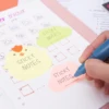 Deli Sticky Notes Cartoon Cute Colorful Animals  Memo Pad Creative Sticker School Stationery Gift Bookmark  Random Delivery 3