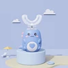 Children U-shaped Electric Toothbrush 360 Degrees Smart Cartoon Kids silicone Toothbrush Automatic Rechargeable Sonic Toothbrush 4