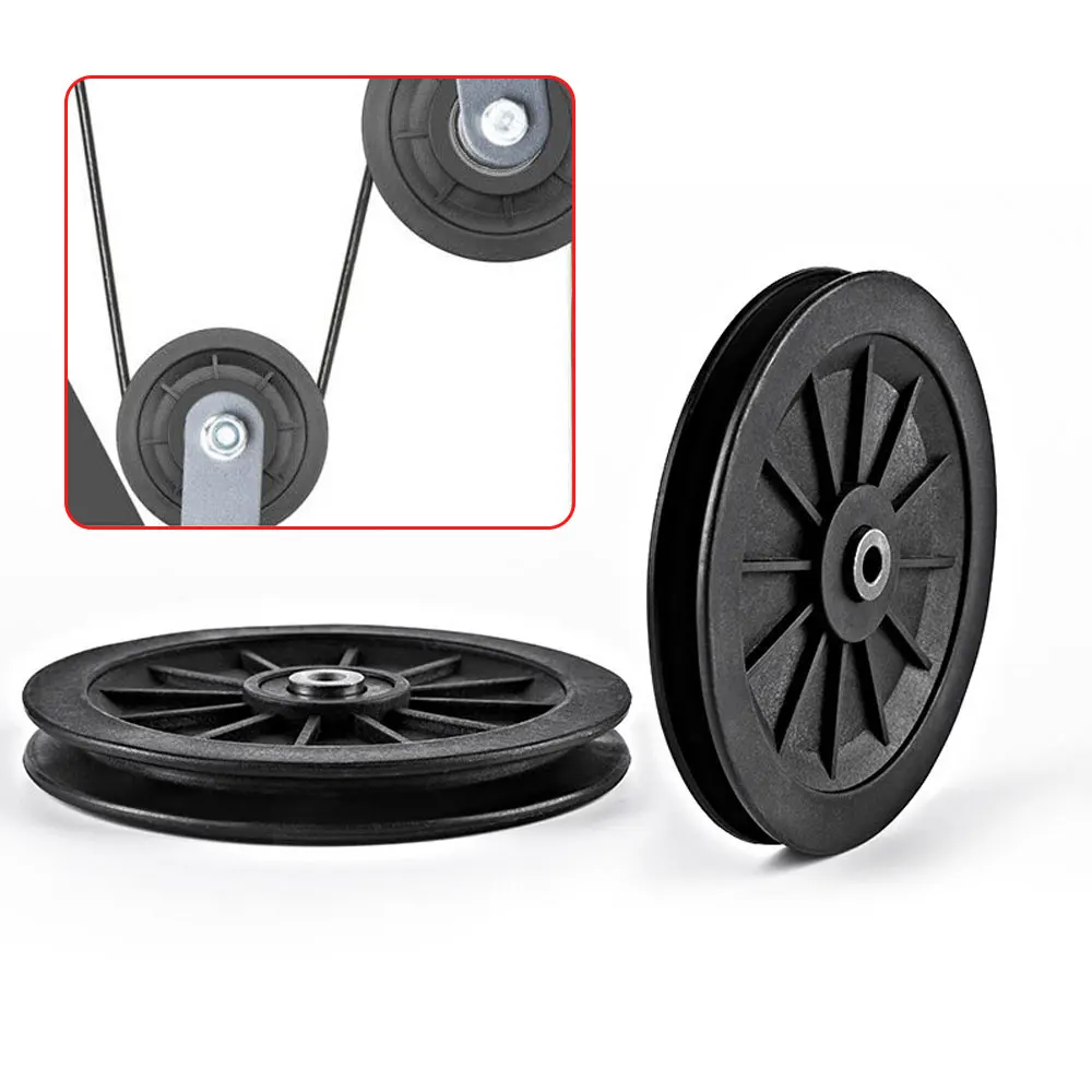 50-160mm Gym Bearing Pulley Wearproof Nylon Bearing Pulley Wheel Cable Universal Fitness Gum Fitness Equipment fitness cable pulley fitness pulley fitness equipment parts