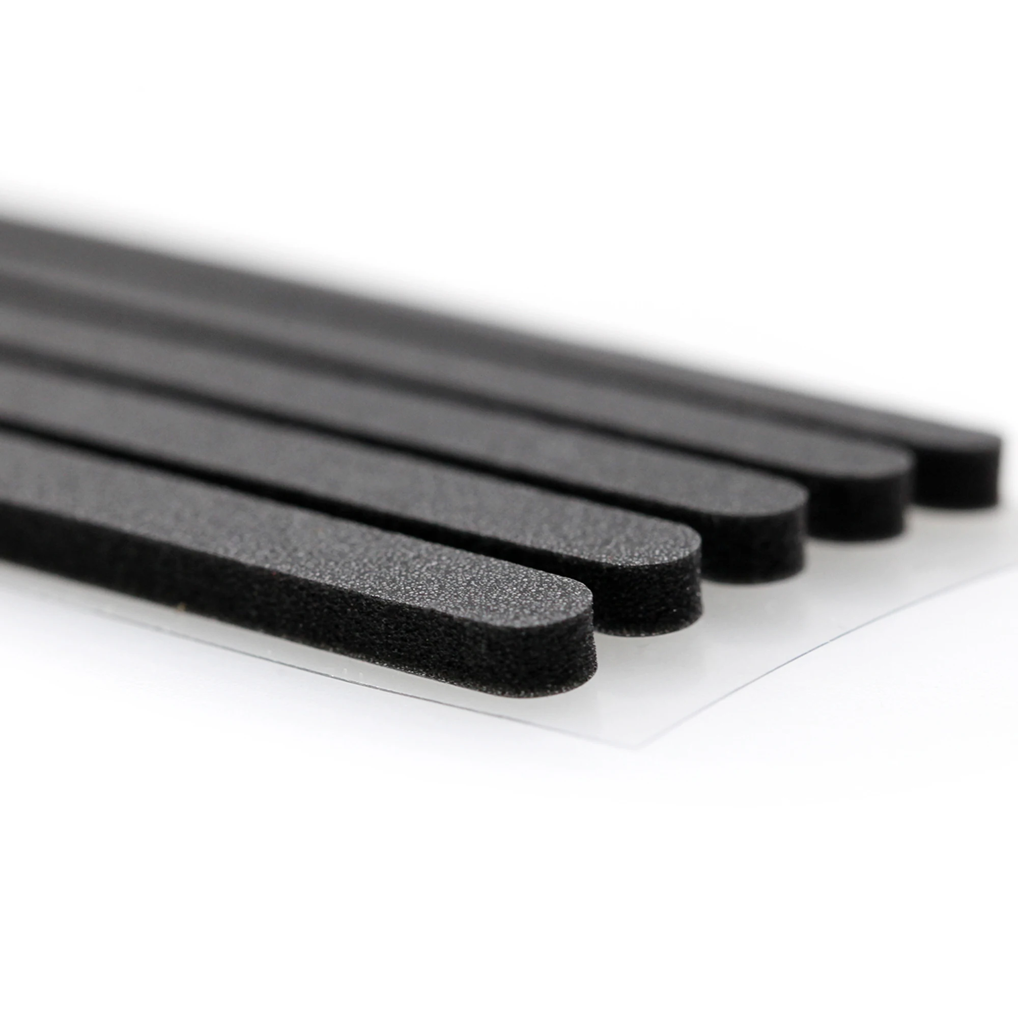 Kprepublic-foam Gasket Strip Junta Pad Pads Espuma Adesivos Material para Teclado Mecânico Le20 Preto Grosso Canto Redondo