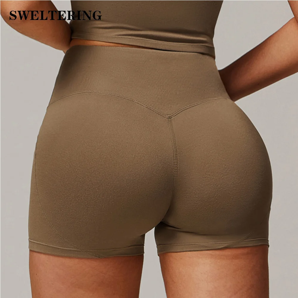 Yoga Shorts High Waist Shorts Workout Cycling Women Fitness Yoga Lift Butt Fitness Women Gym Running Short Pants