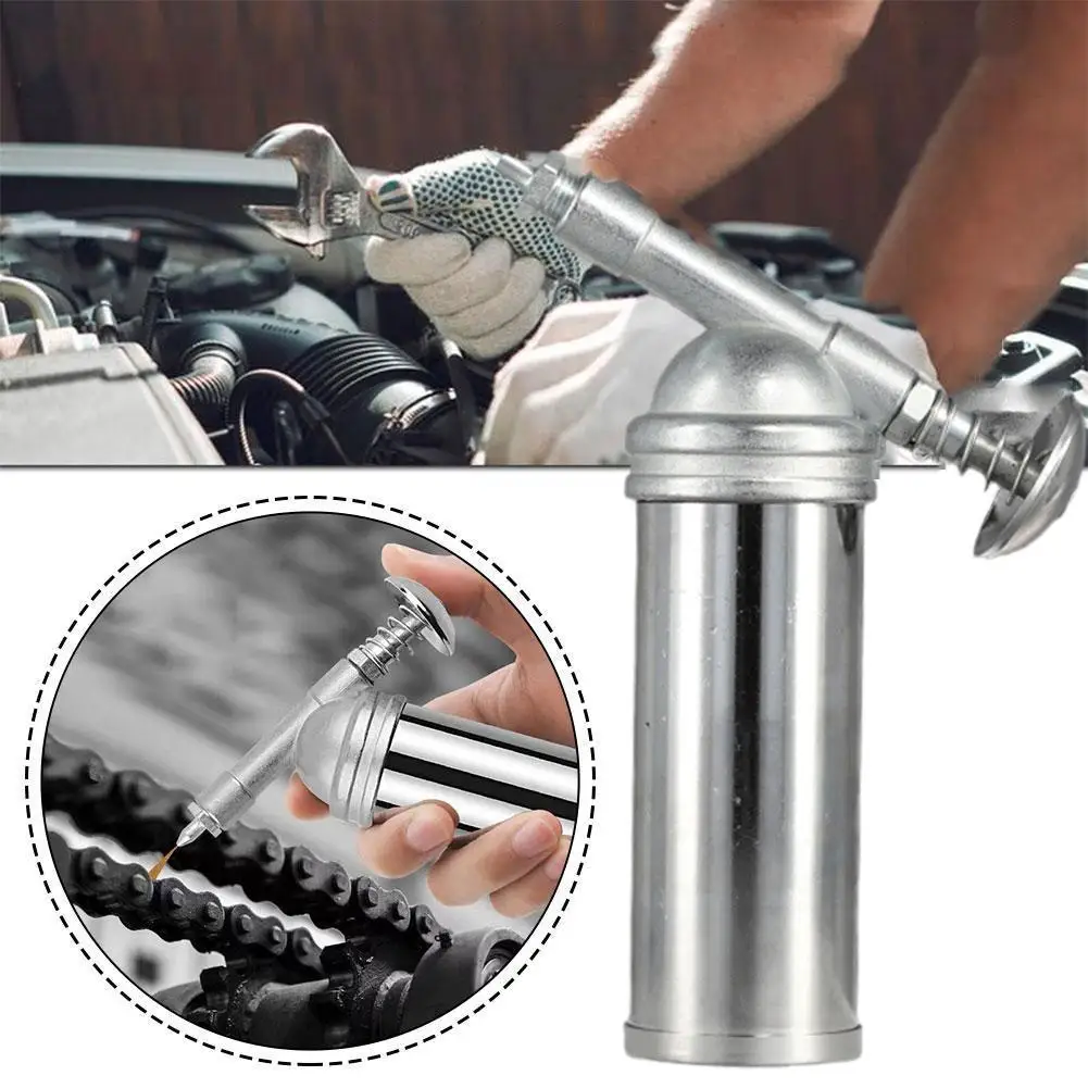 80cc Car Grease Injector Zinc Alloy Mini Grease Guns Oiler Pressure 1000PSI High Output Hand Oiler