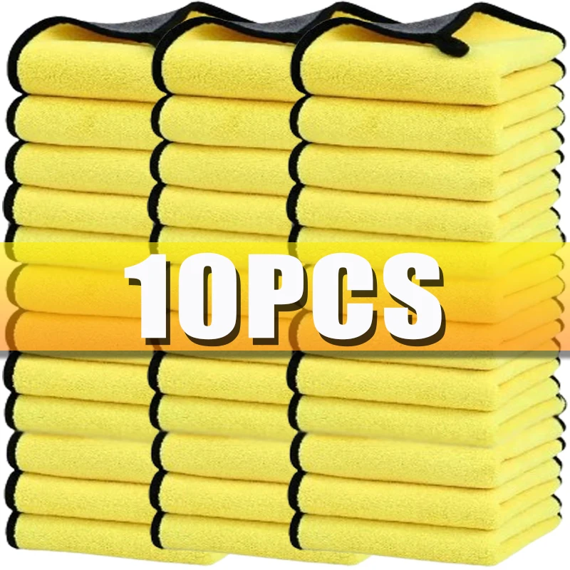 Paño De Limpieza Para Automóvil, Toallas De Microfibra Sin Pelusas, Trapo De Vidrio Para Depilación Con Cera De Grado Profesional, Paños Industriales Altamente Absorbentes, Reutilizables, Color Azul