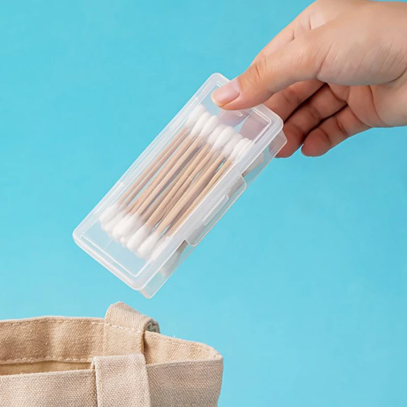 휴대용 여행용 약상자 면봉 거치대 케이스, 치실 쥬얼리 정리함 용기, 방진 쥬얼리 액세서리 상자