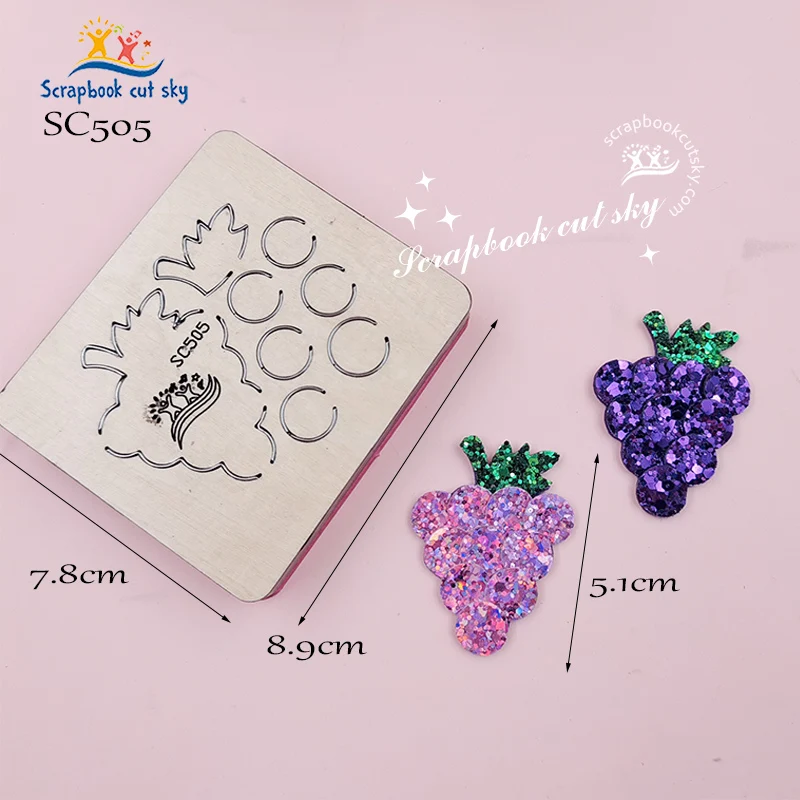 Description Picture 3 of itemScrapbookCutSky-SC505 Grape Wood Cutting Knife Die, Used with the Machine