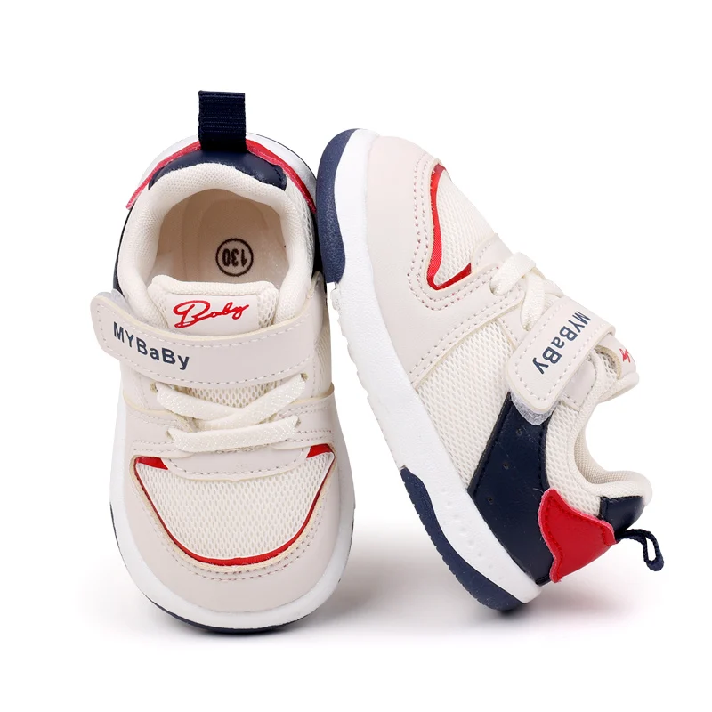Baby Boys Girls Mesh Toddler Shoes Autumn Baby Soft Bottom Non-slip Casual Board Shoes 4