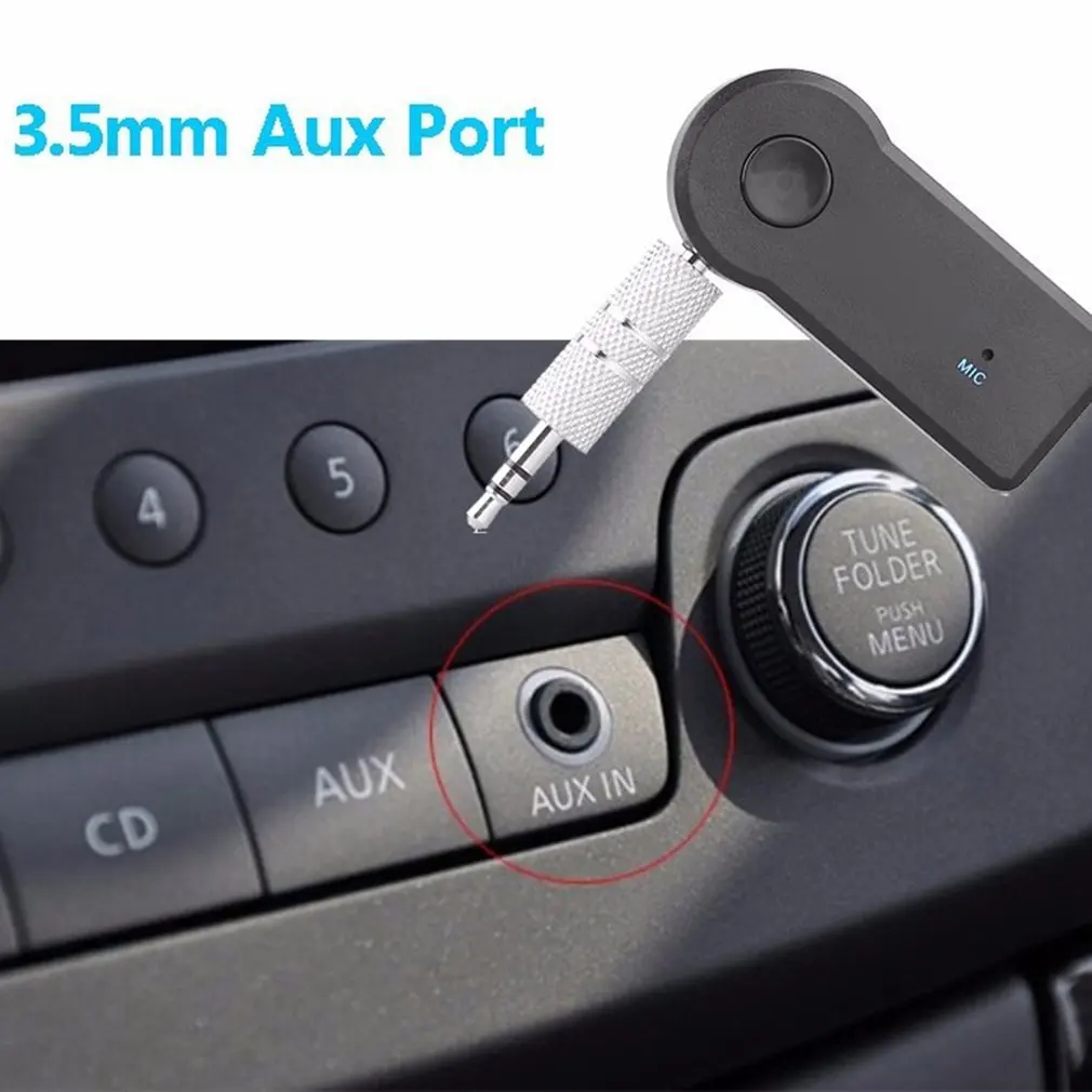 

Автомобильный Bluetooth-приемник Aux 5,0, Bluetooth-приемник, аудиоадаптер, преобразование аудио