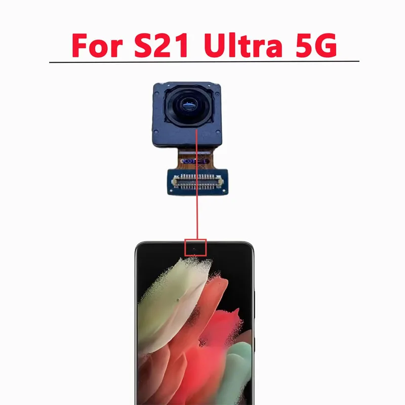 삼성 갤럭시 S21 울트라 5G G998B G998U 전면 셀카 카메라 후면 카메라 모듈 예비 부품