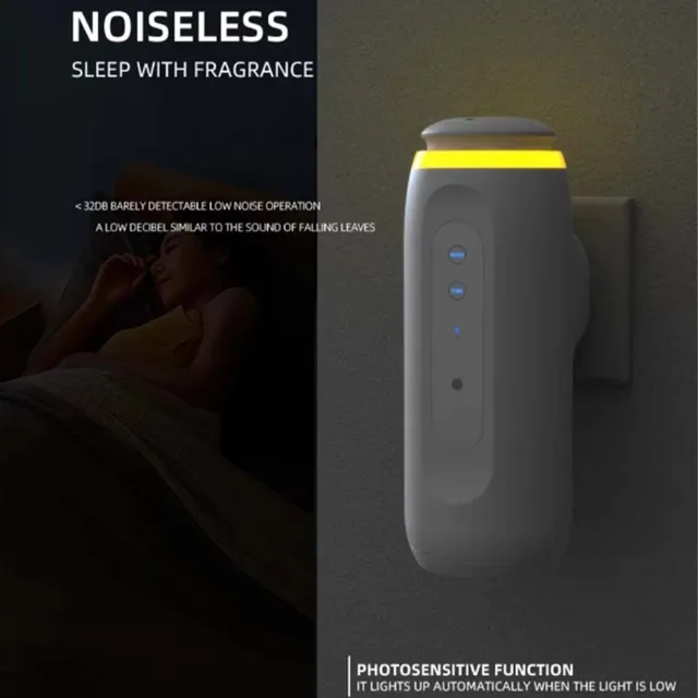 NAMSTE Waterless Essential Oil Diffuser Wall Plug Aroma Oil Diffuser Cool Mist Electric Scent Machine Smart Bluetooth For Home 2