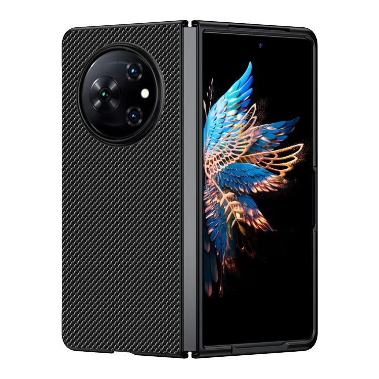Luxury Carbon Fiber Case with Kevlar Pattern - Anti-Knock Business Cover