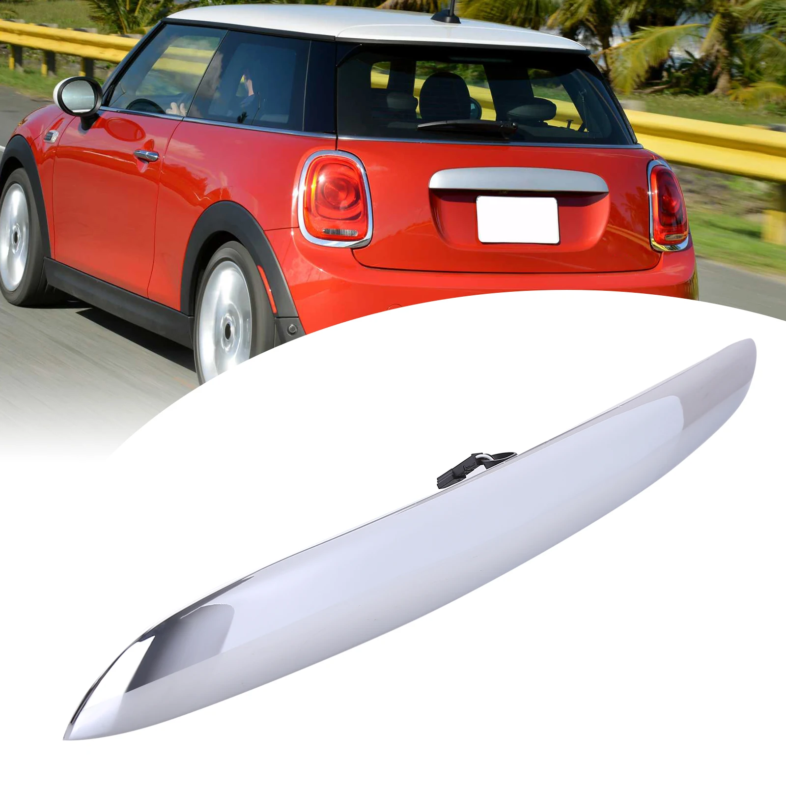 

Хромированная ручка для подъема заднего багажника люка 51132753603 совместимая с Mini R56 R57 R58 R59 2007-2015 аксессуары для автомобиля