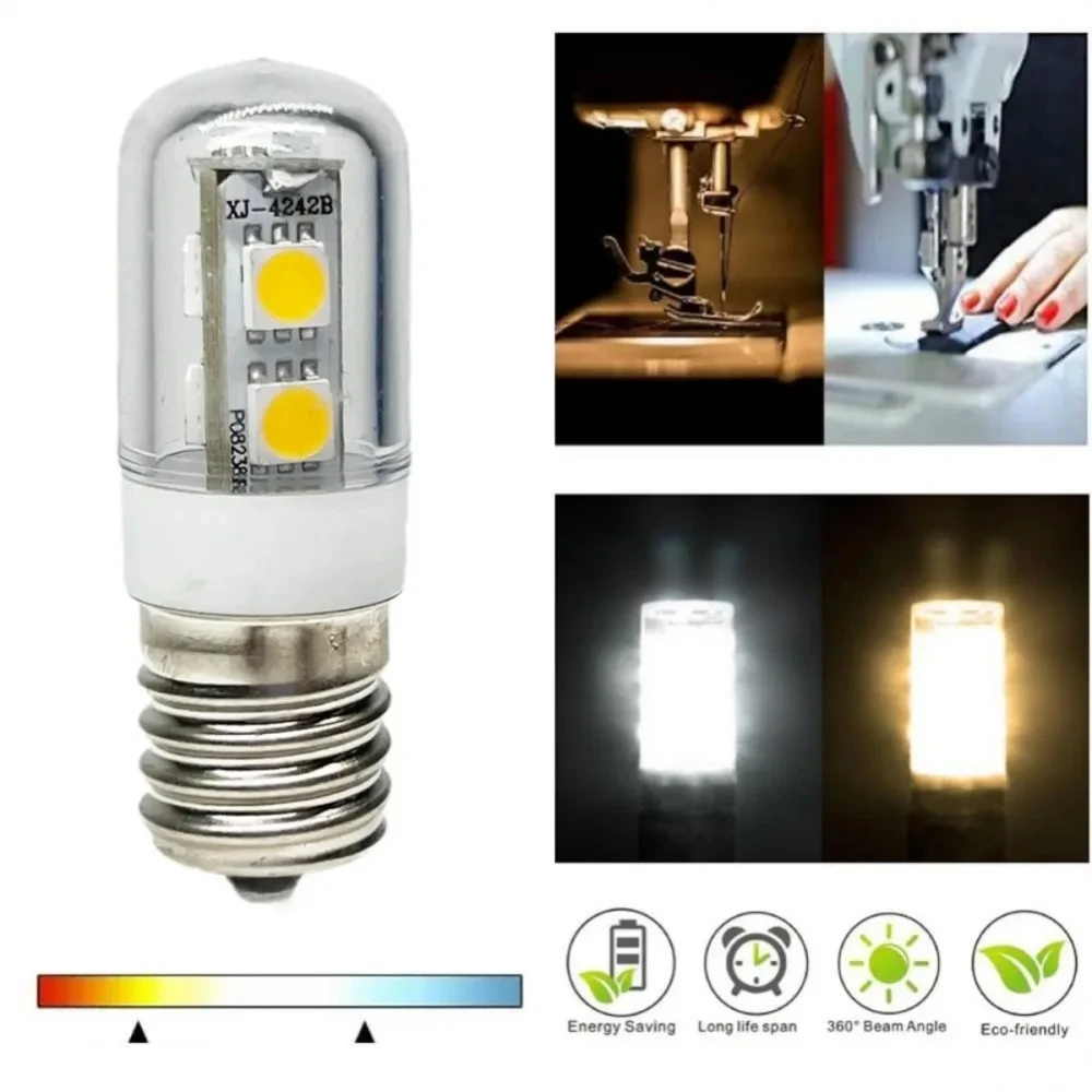 2pcs E11 Base LED Light Bulbs – 10W 2835 Chip 110V – Ceramic For Ceiling Fans