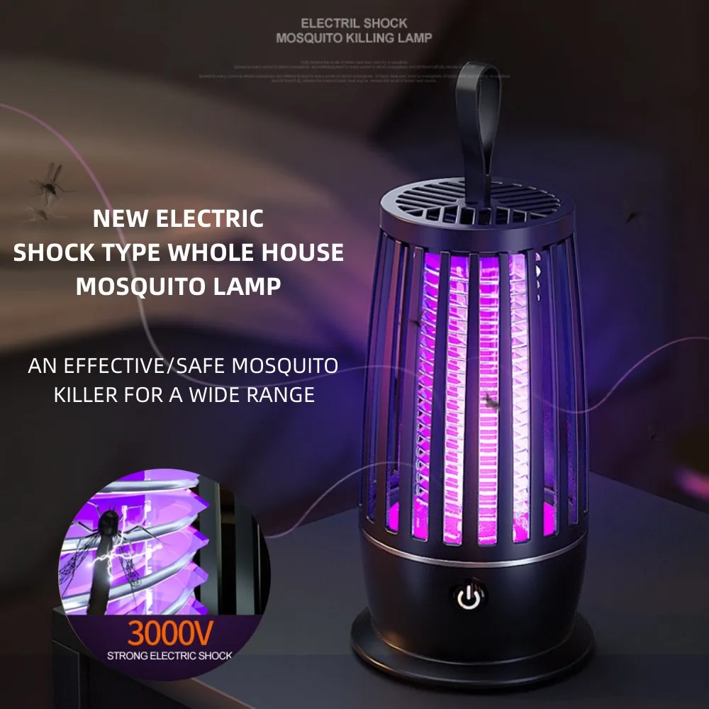 

Mosquito Killer Lamp Electric Mute Insect Repellent Led Radiationless Insect Trap USB Charging Mosquito Killer Lamp Outdoor Trap