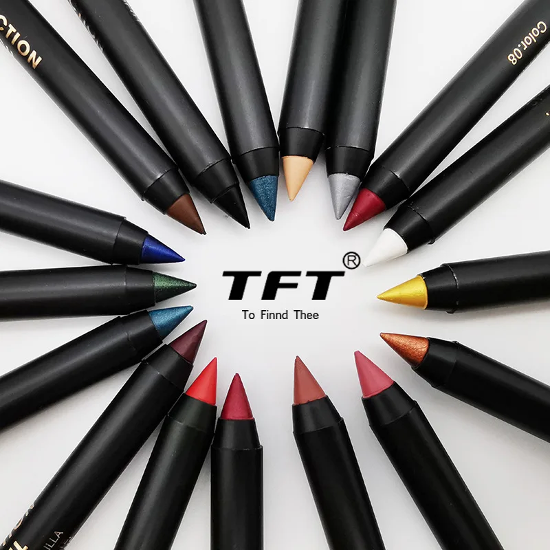 

Brown Eyeliner Waterproof Chinese Makeup Korean Glitter Eyeshadows Blue Eyeshadow Lip Liner Pencil Shadows Eyes Long Lasting